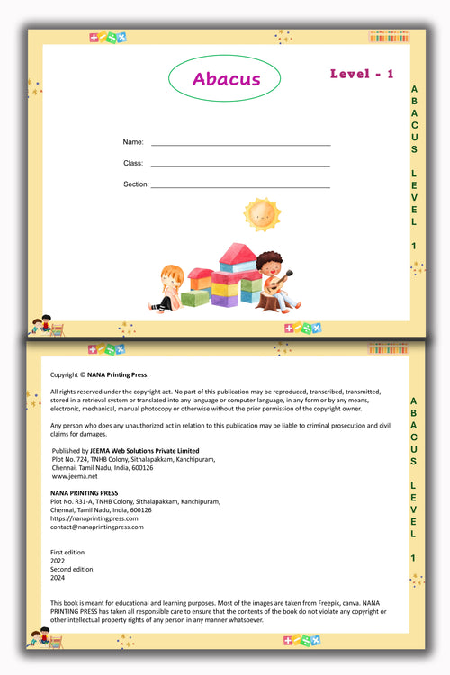 Abacus Book - Level 1