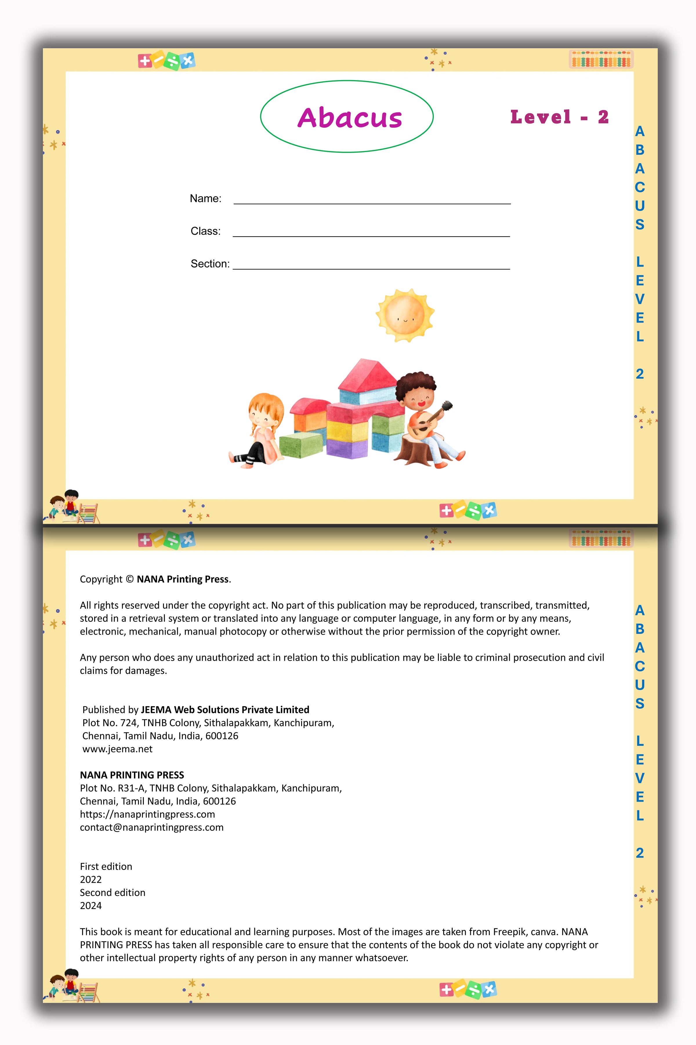 Abacus Book - Level 2