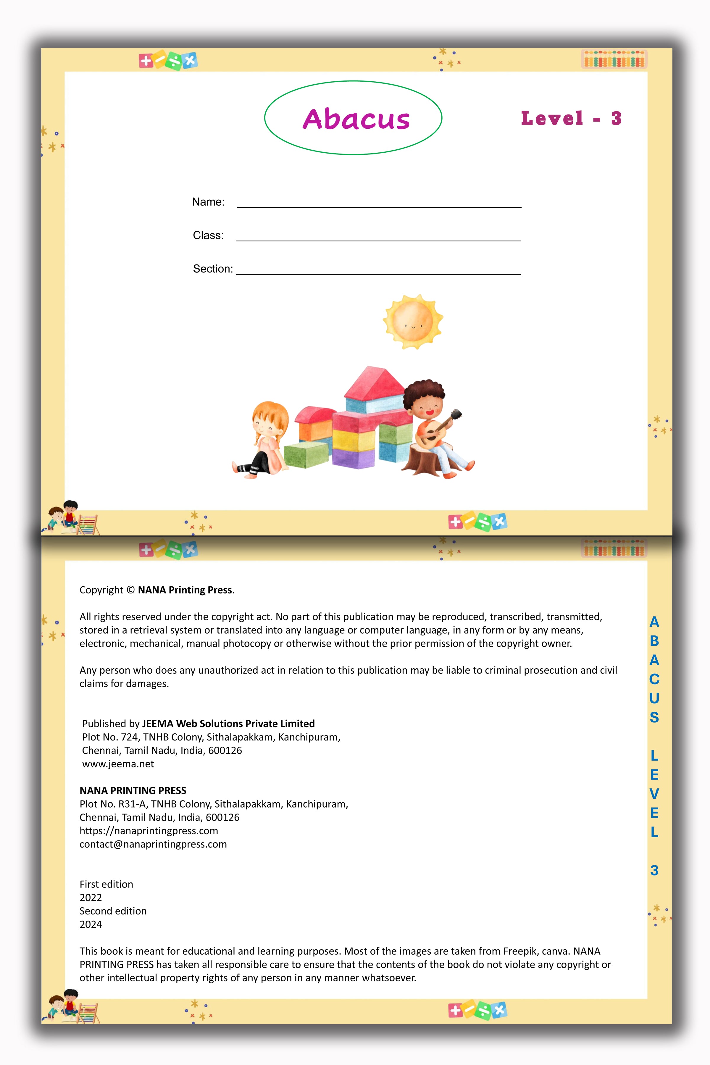 Abacus Book - Level 3