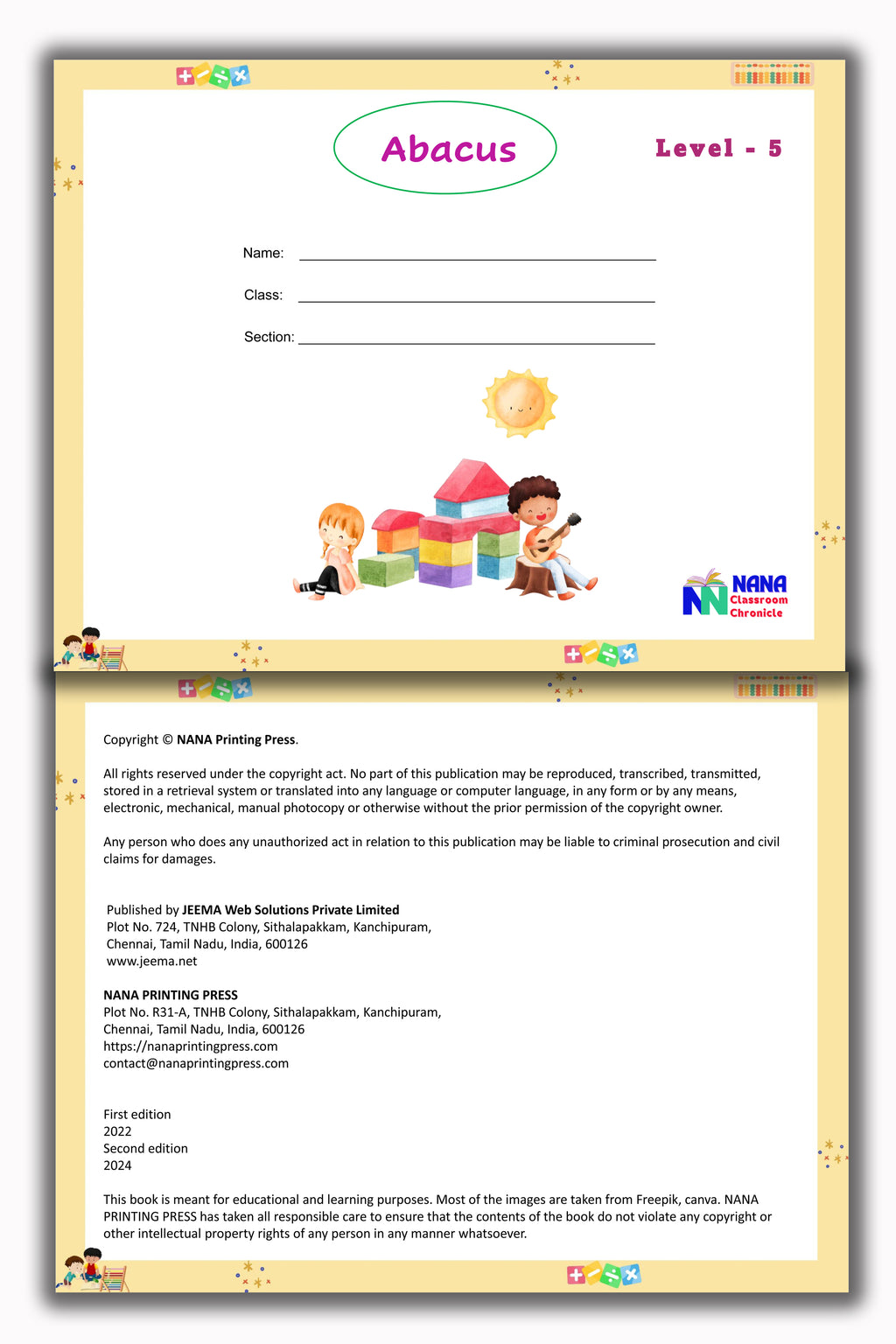 Abacus Book - Level 5