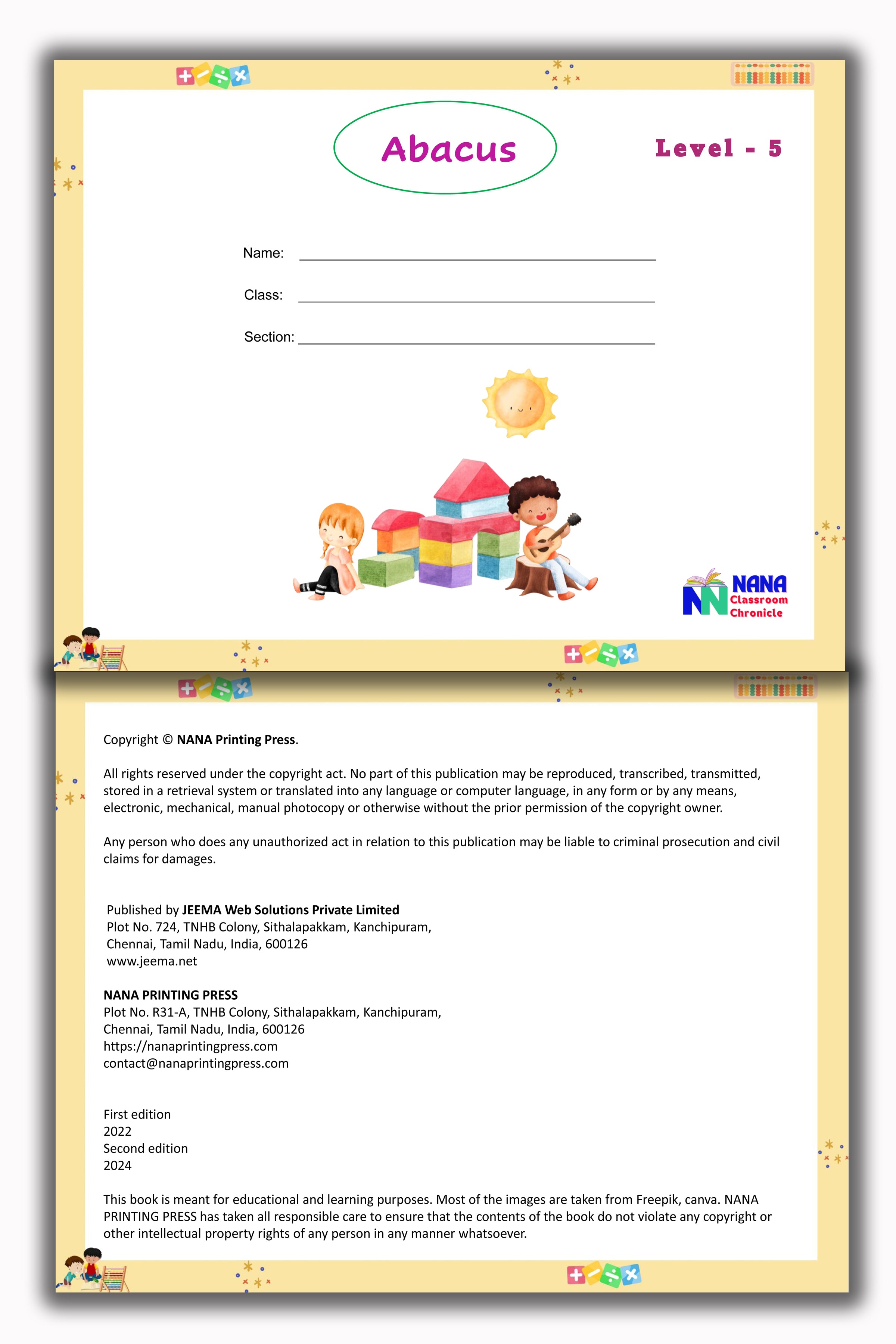 Abacus Book - Level 5