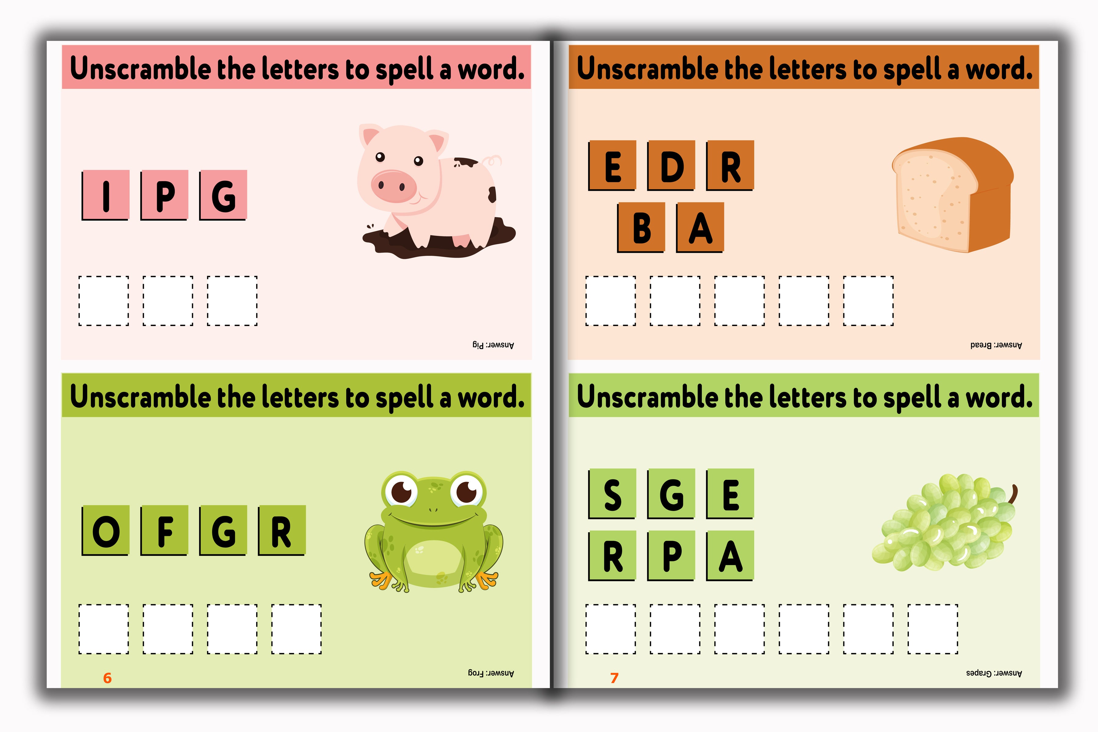 Activity Books Combo 15 - Count And Add, CVC Words, Rhyming Words, Sudoku, Unscramble Words