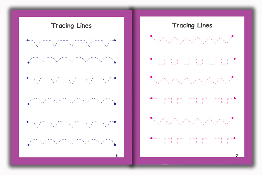 Activity Books Combo 1 - Animal Sounds, Circle The Color, Color Cute Animals, Patterns, Tracing