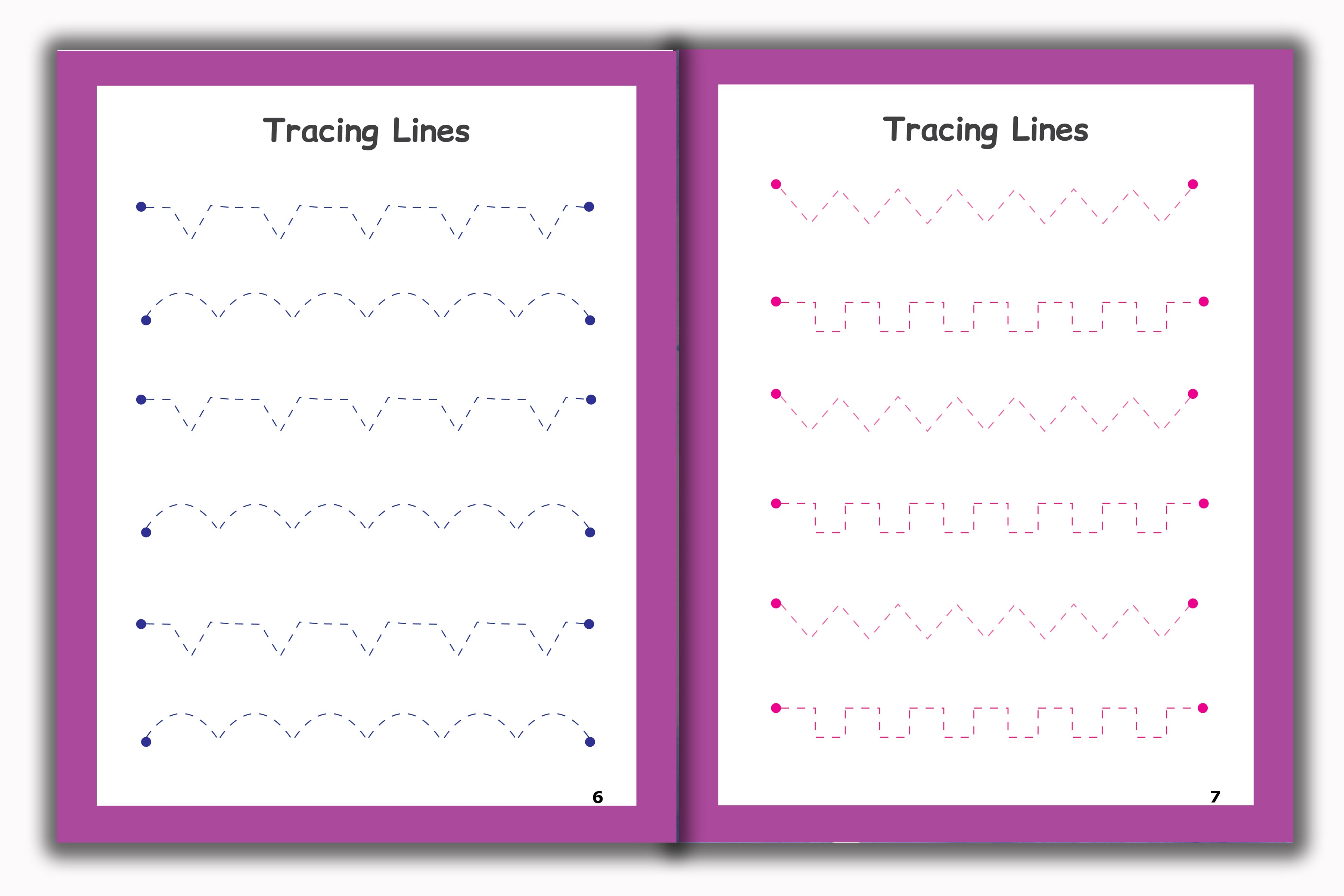 Activity Books Combo 1 - Animal Sounds, Circle The Color, Color Cute Animals, Patterns, Tracing