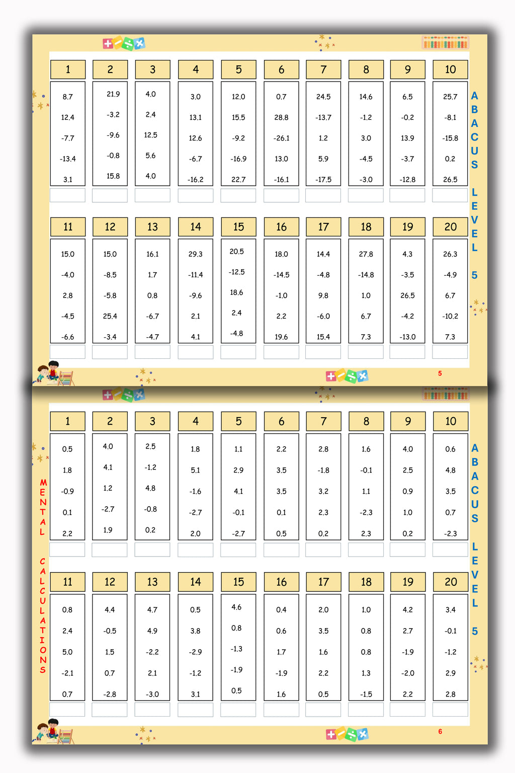 Abacus Book - Level 5