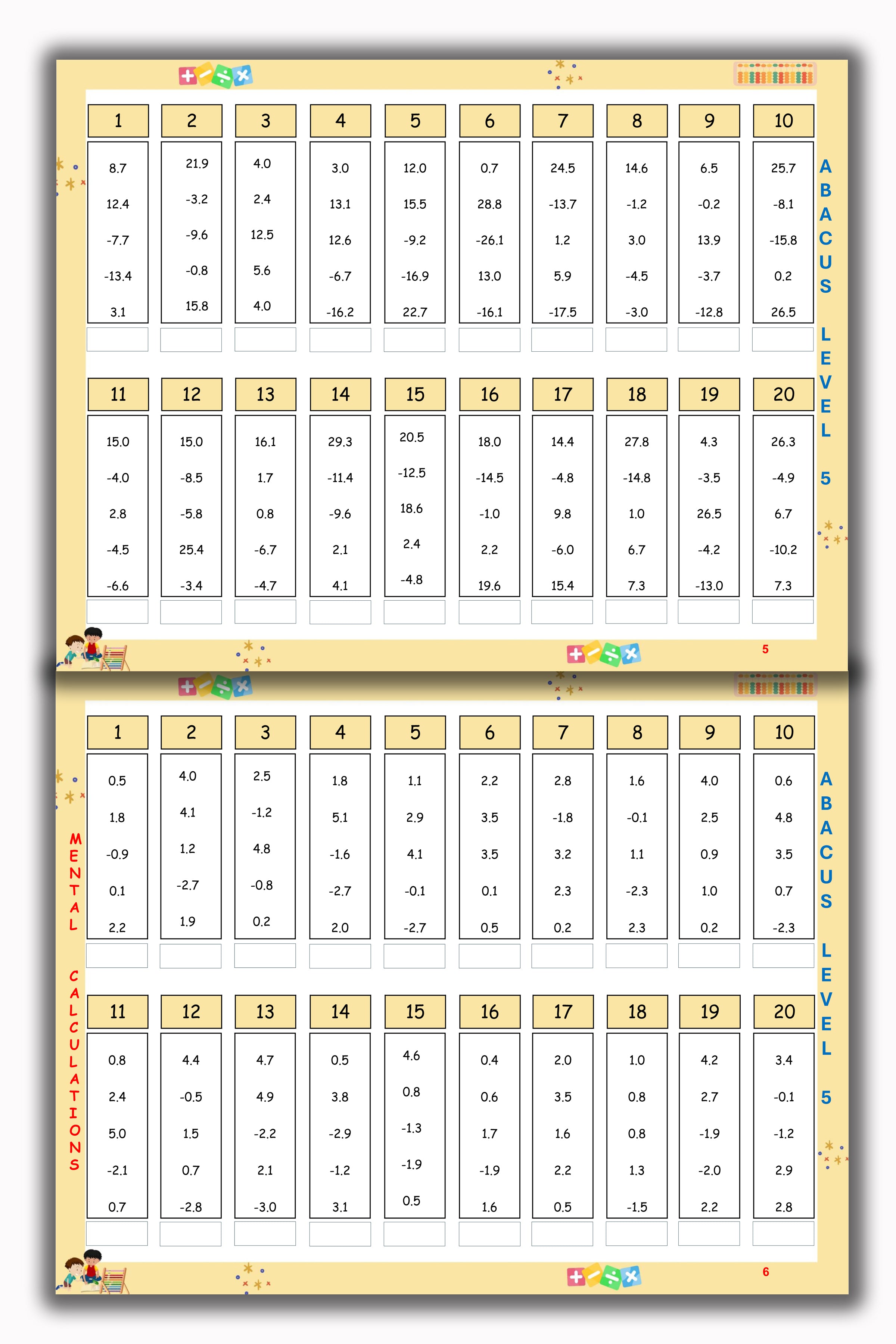 Abacus Book - Level 5