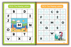 Activity Books Combo 7 - Dinosaur Math Activities, Fill In Missing Letters, Opposites, Shapes, Spot The Differences