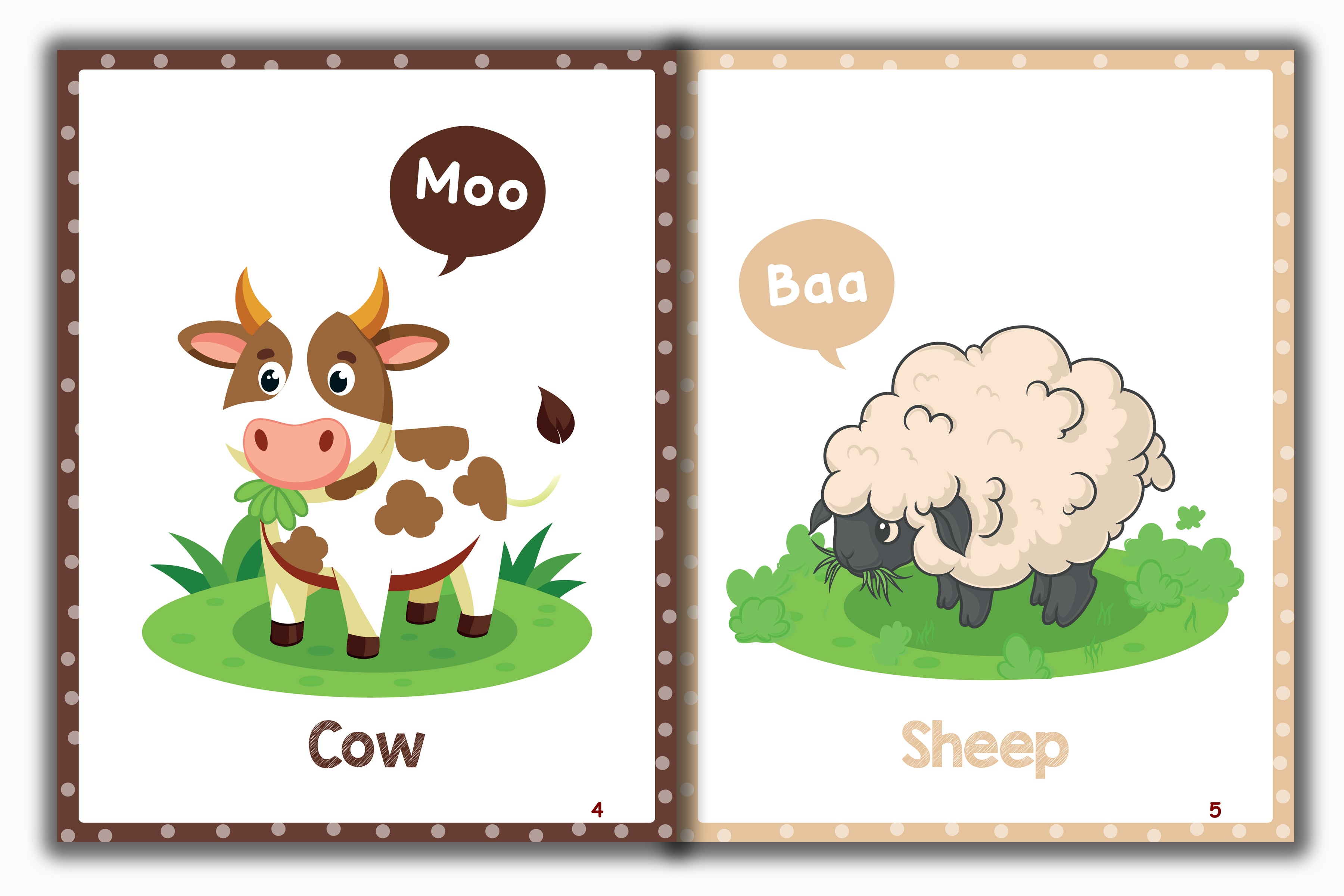 Activity Books Combo 1 - Animal Sounds, Circle The Color, Color Cute Animals, Patterns, Tracing