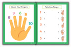 Activity Books Combo 12 - Counting Backward, I Spy Counting, Matching Cards, Ten Frame Cards, Vowels