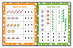 Activity Books Combo 14 - Before Between And After, Beginning Blends, Count And Circle, Trace 100 Sight Words, Word Families