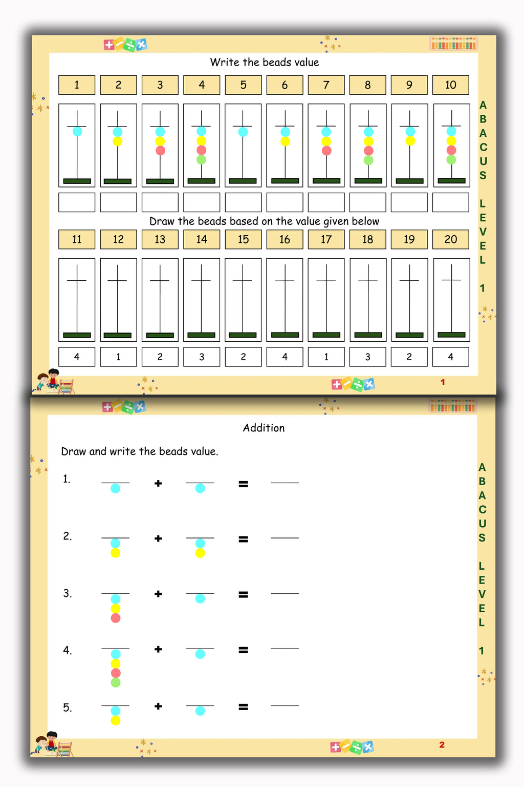 Abacus Book - Level 1