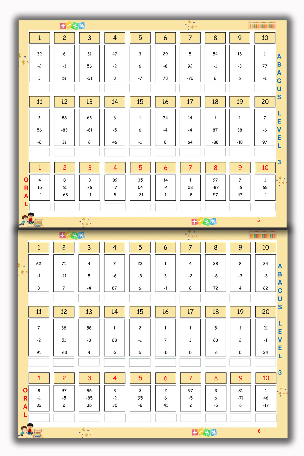 Abacus Book - Level 3