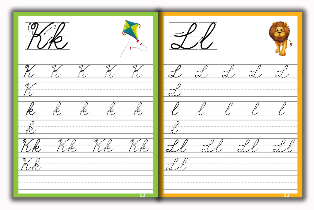 Activity Books Combo 13 - Beginning Sounds, Cursive Alphabet Trace And Write, Number (1-100), Same Less More, Trace The Path