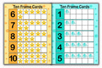 Activity Books Combo 12 - Counting Backward, I Spy Counting, Matching Cards, Ten Frame Cards, Vowels