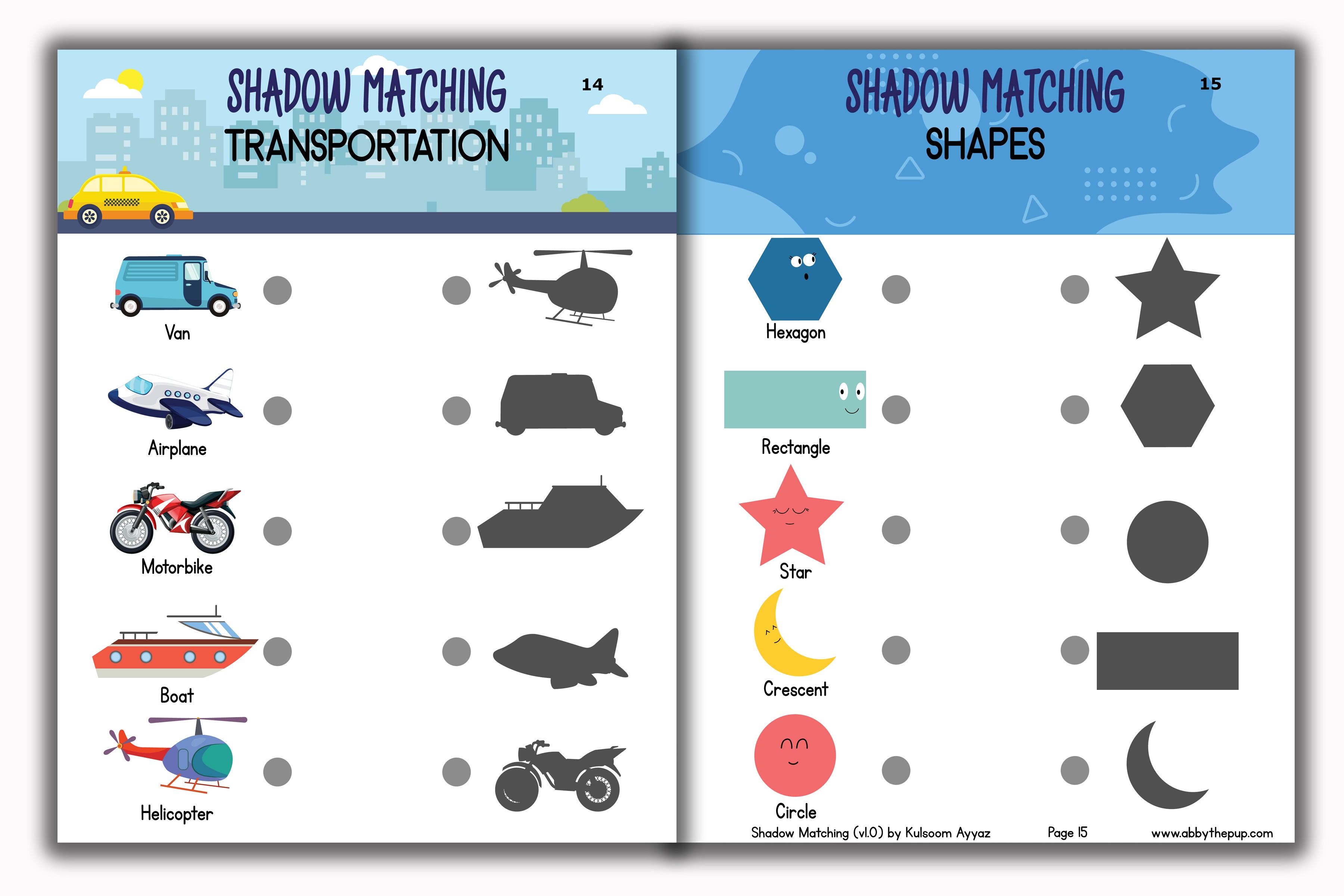 Activity Books Combo  5 - Alphabet Trace And Write, Comparing, Match Numbers, Number, Shadow Matching