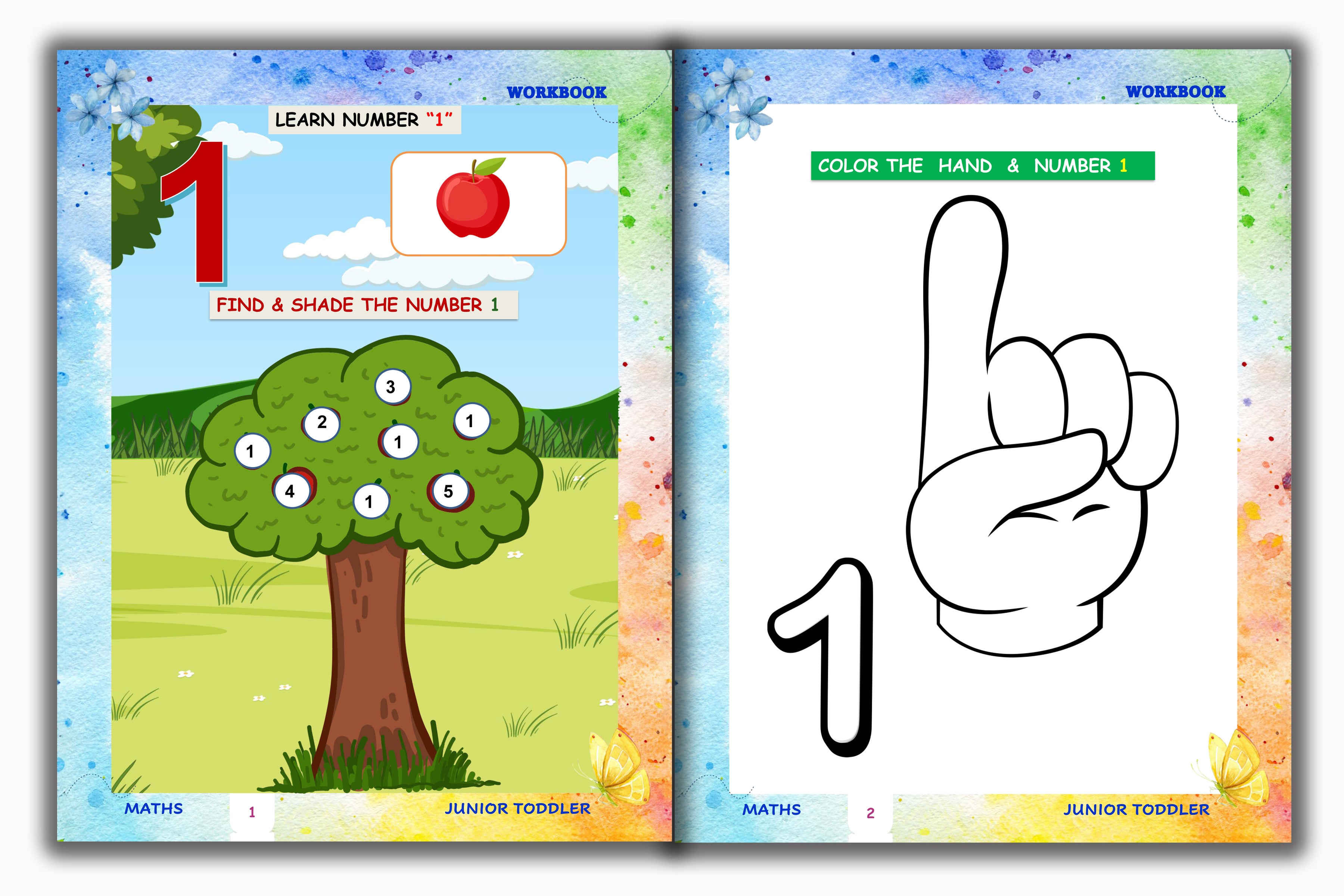 Junior Toddler - Maths Workbook (Play Group)