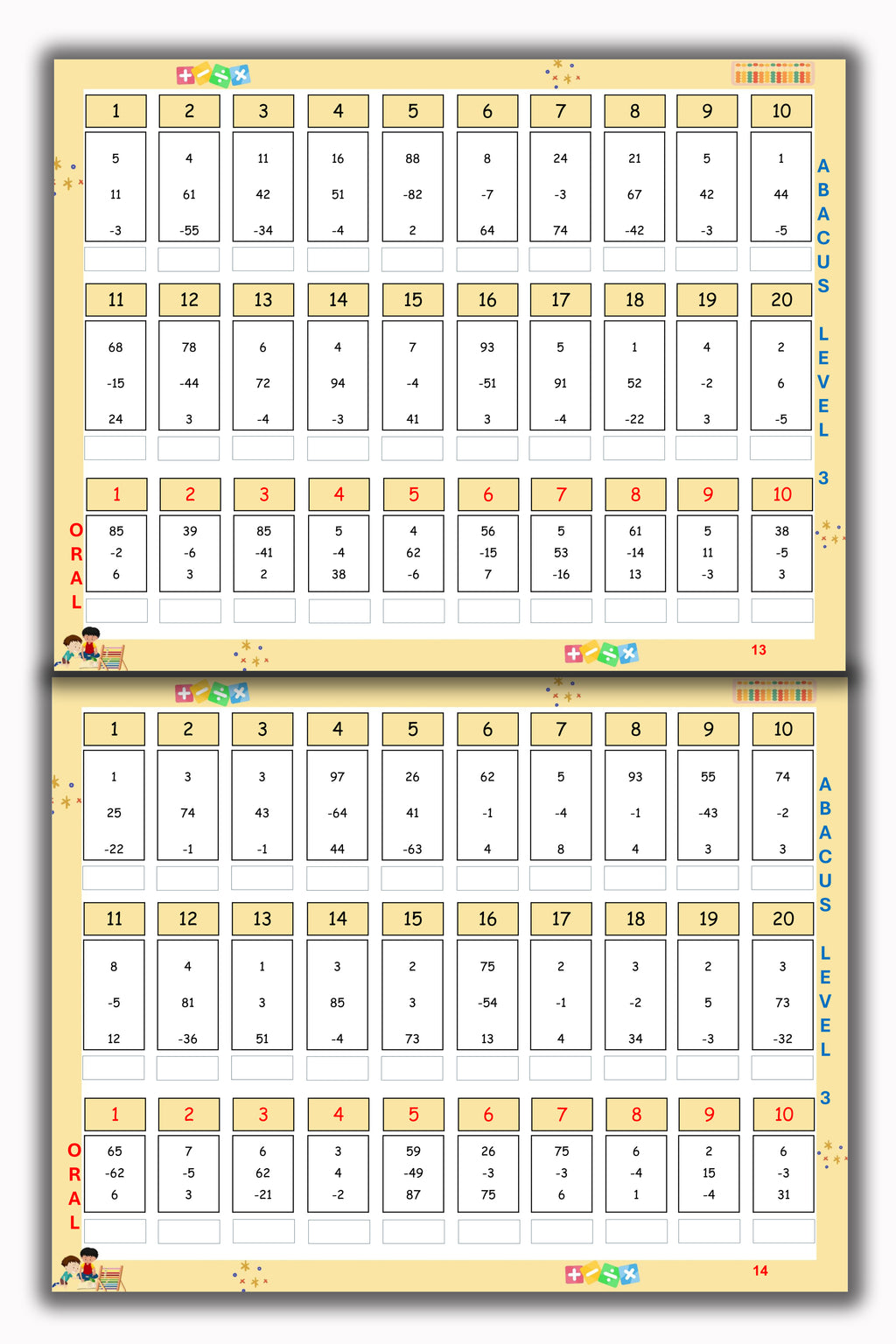 Abacus Book - Level 3