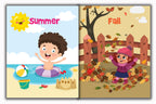 Activity Books Combo 8 - Color By Numbers, Matching Worksheets, Measuring Things, Missing Letters, Weather