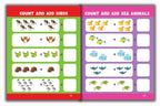 Activity Books Combo 15 - Count And Add, CVC Words, Rhyming Words, Sudoku, Unscramble Words