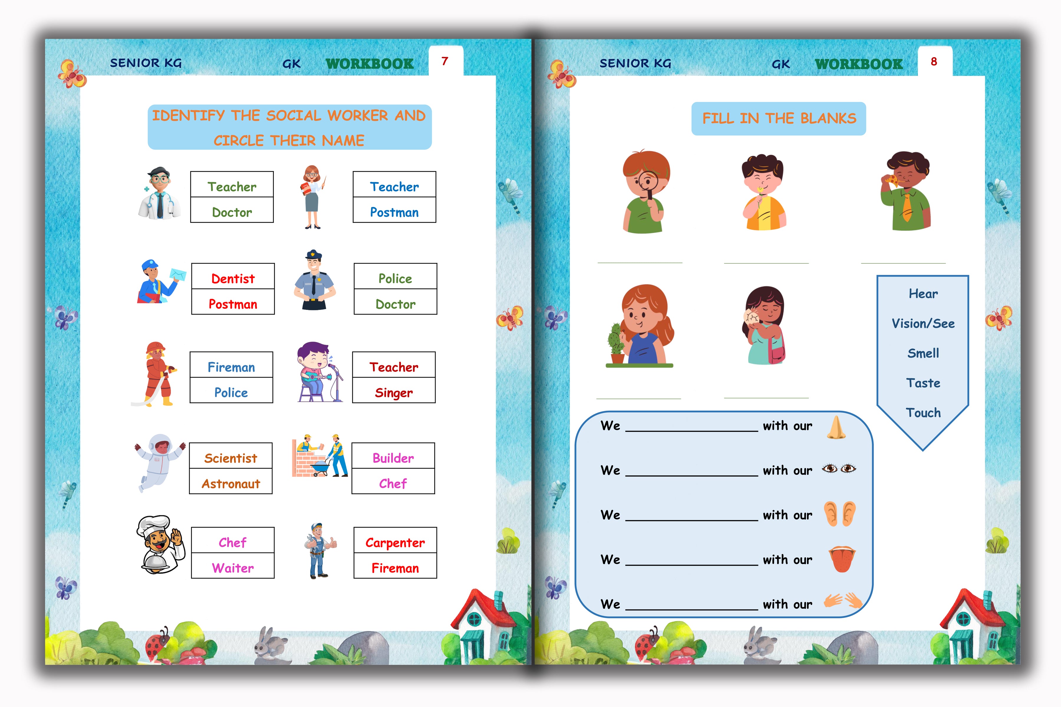 Senior KG - Exploring our world Workbook (GK)