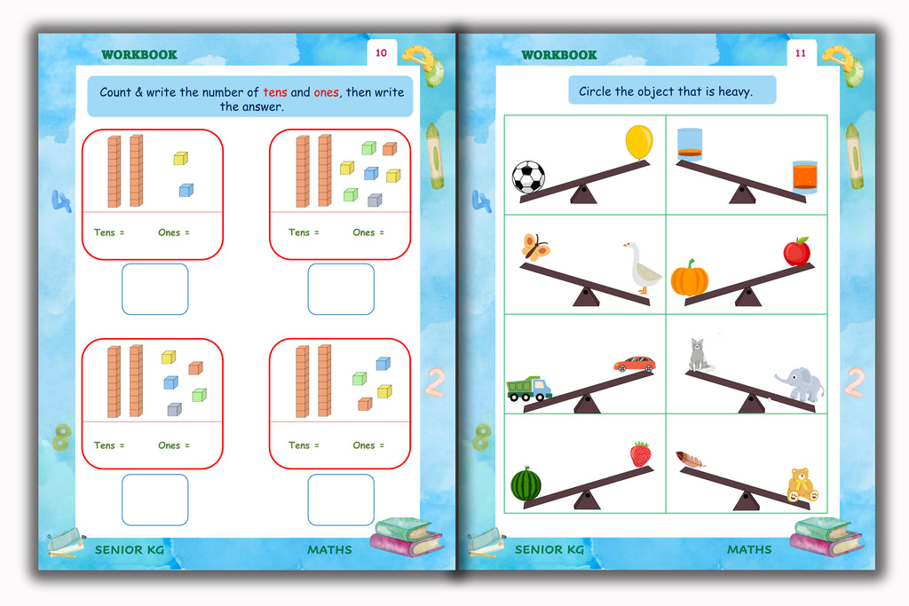 Senior KG - Maths Workbook