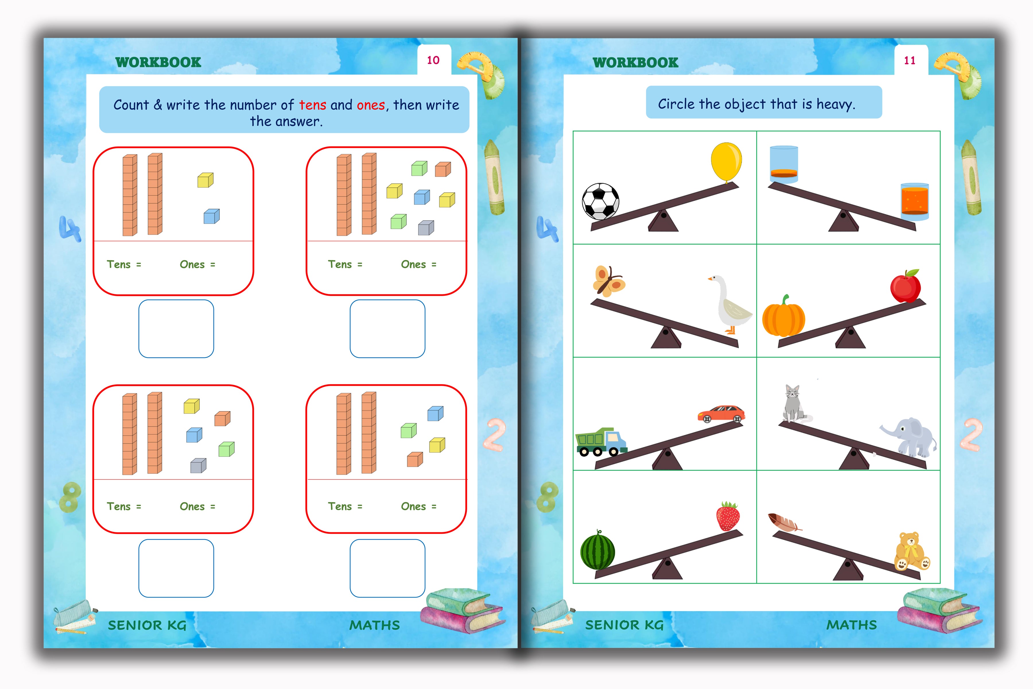 Senior KG - Maths Workbook