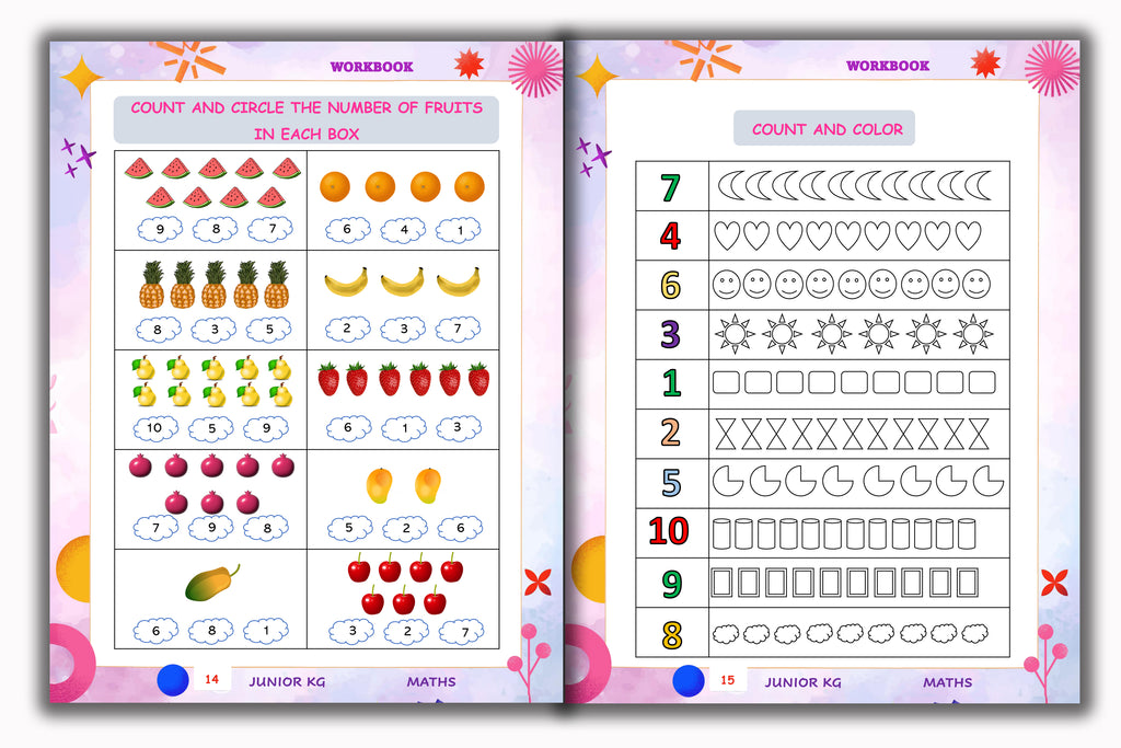 Junior KG - Maths Workbook