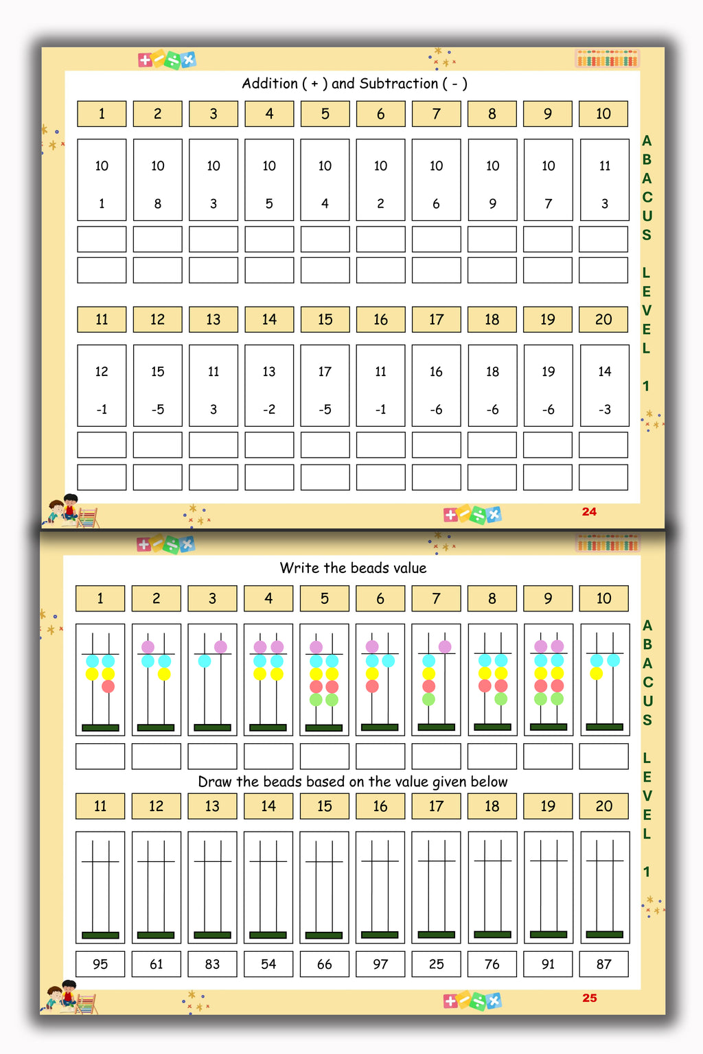 Abacus Book - Level 1