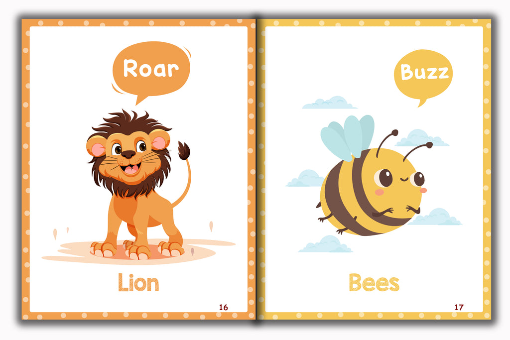Activity Books Combo 1 - Animal Sounds, Circle The Color, Color Cute Animals, Patterns, Tracing