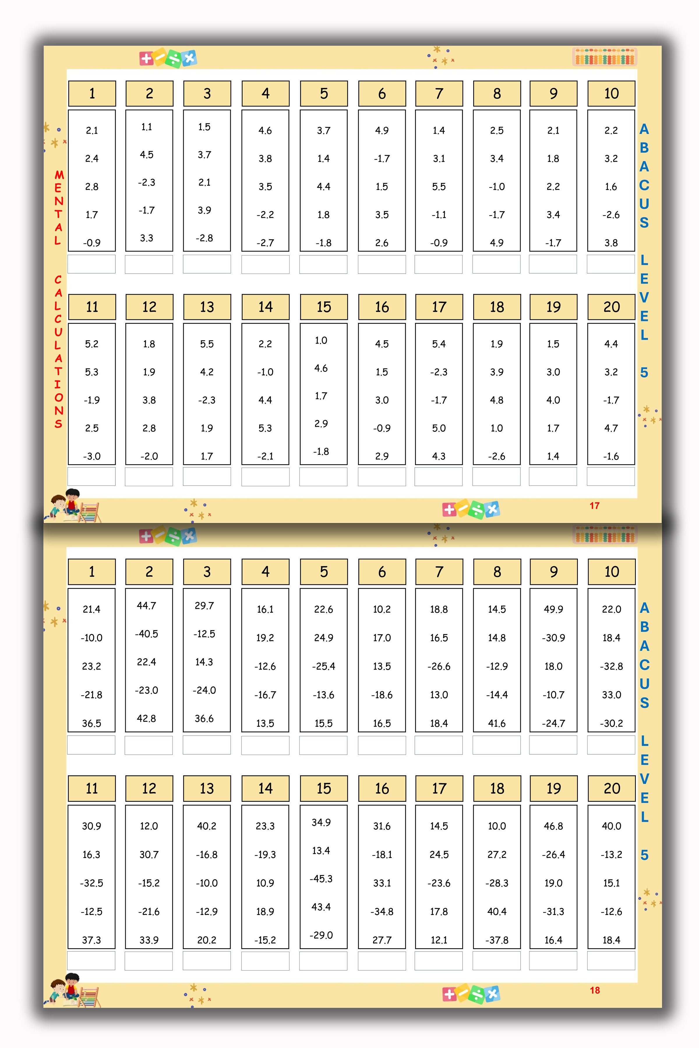Abacus Book - Level 5