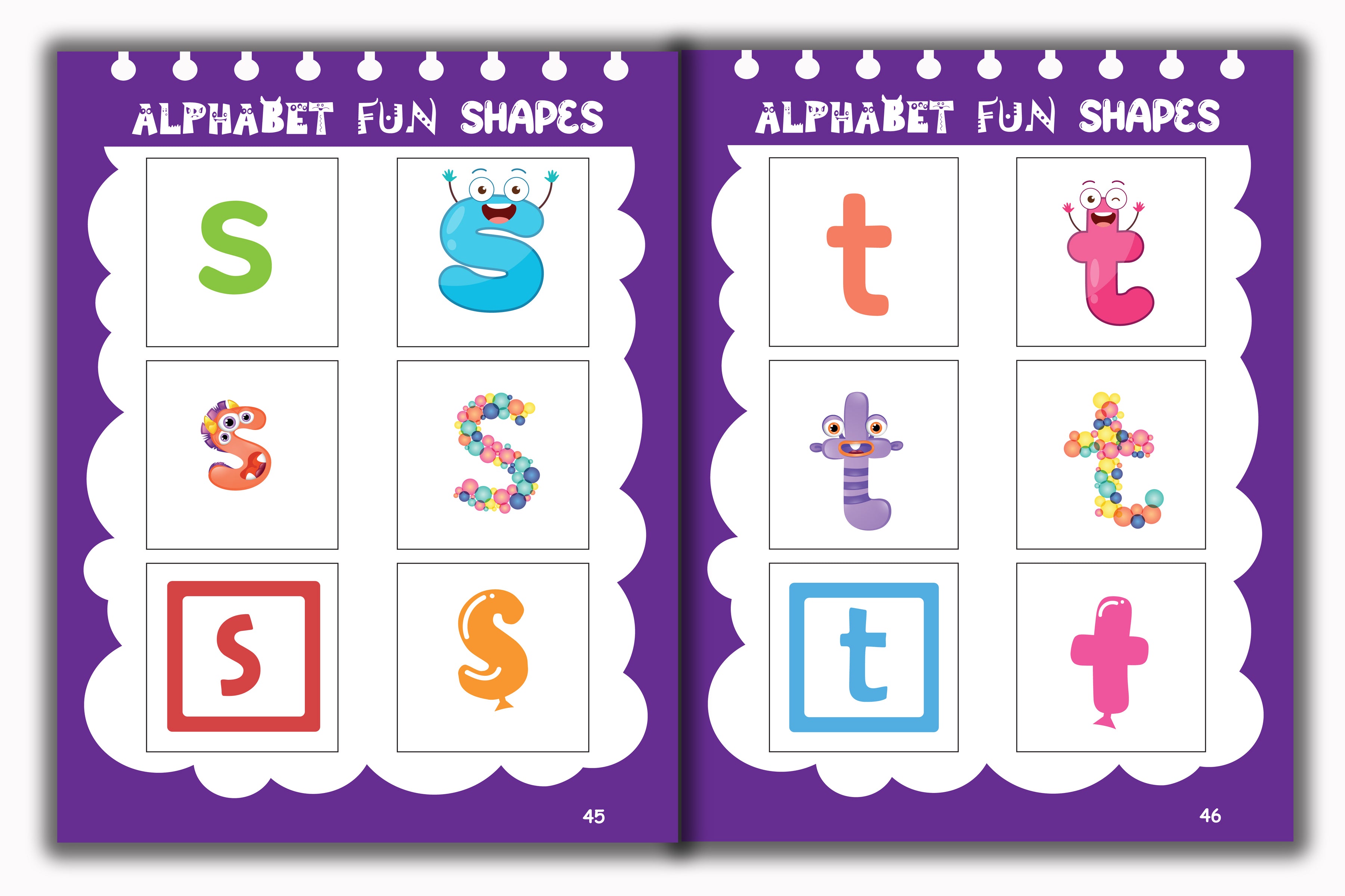 Activity Books Combo 10 - Alphabet Fun Shapes, Count And Write, Cut And Glue, Number Worksheet, science