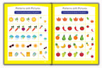 Activity Books Combo 1 - Animal Sounds, Circle The Color, Color Cute Animals, Patterns, Tracing