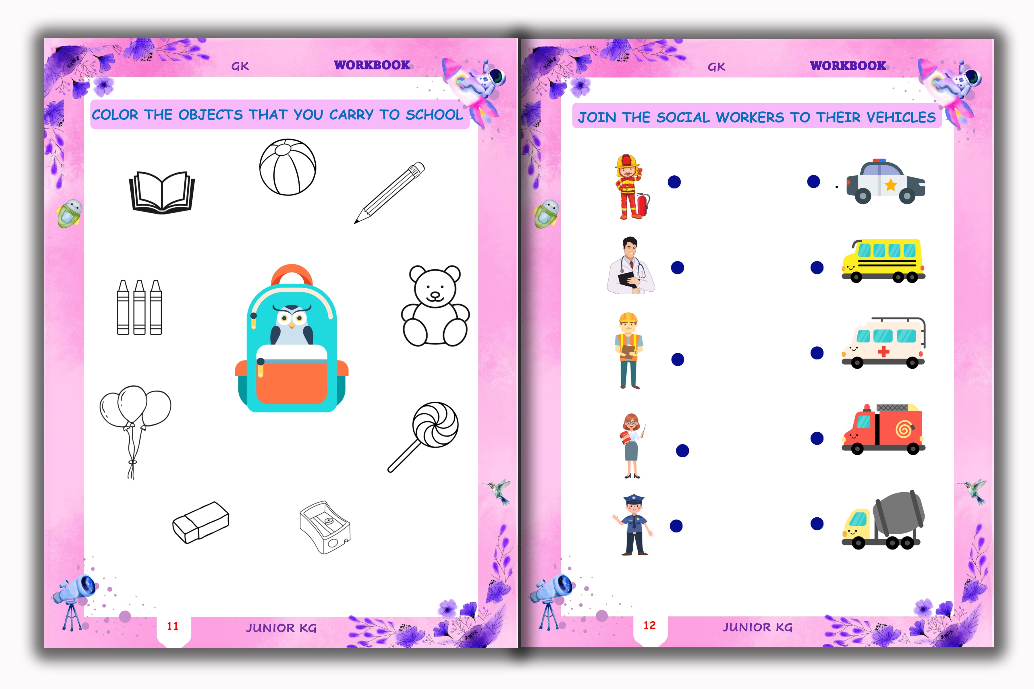 Junior KG - Exploring our World Workbook (GK)