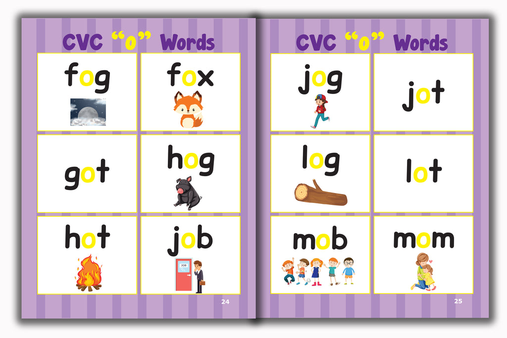 Activity Books Combo 15 - Count And Add, CVC Words, Rhyming Words, Sudoku, Unscramble Words