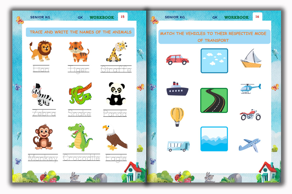 Senior KG - Exploring our world Workbook (GK)