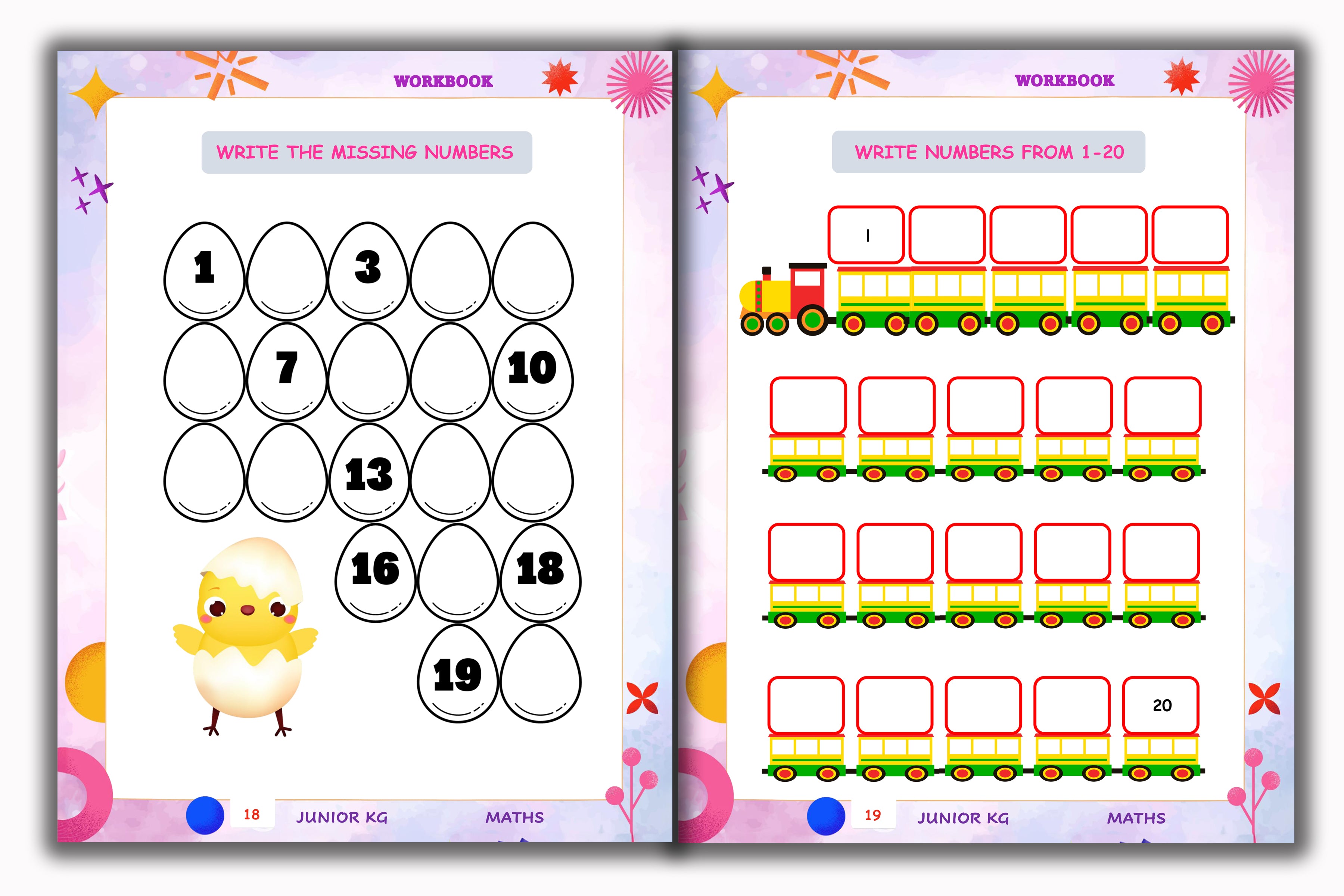 Junior KG - Maths Workbook