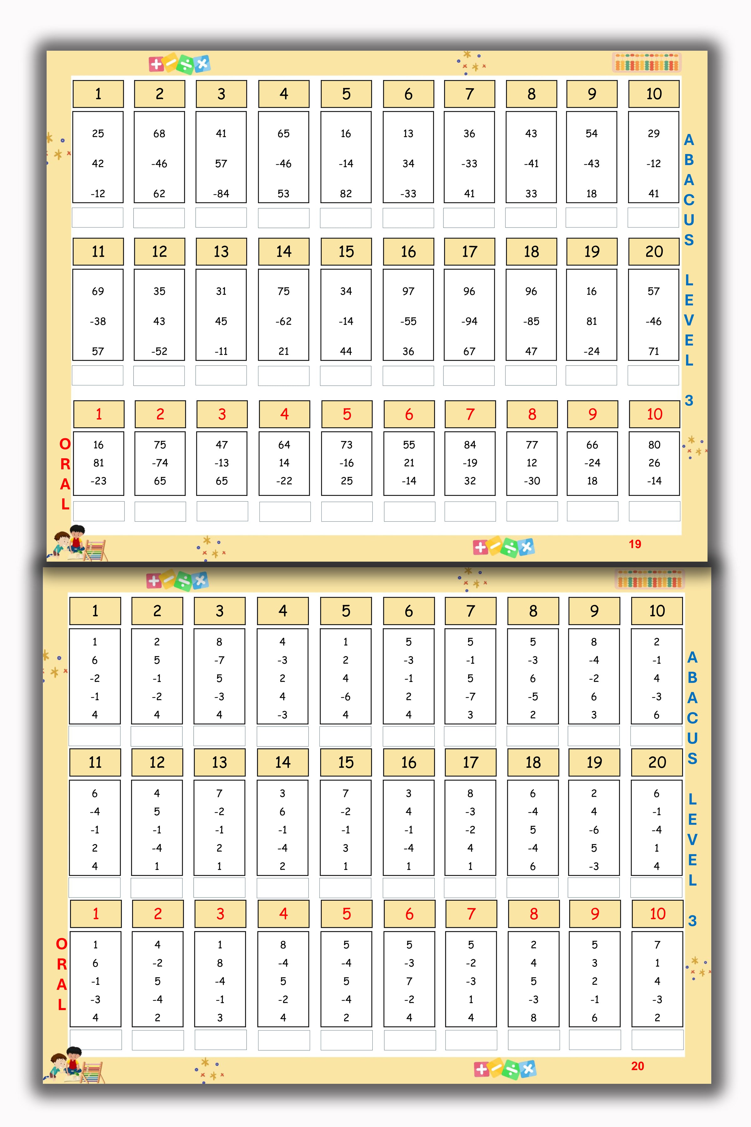 Abacus Book - Level 3