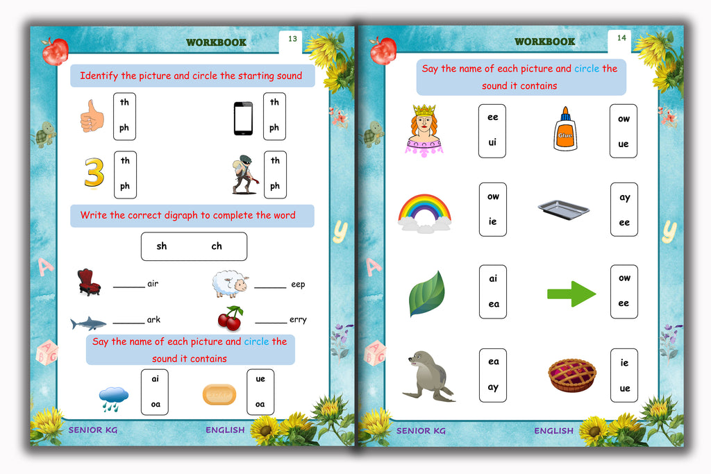 Senior KG - English Workbook