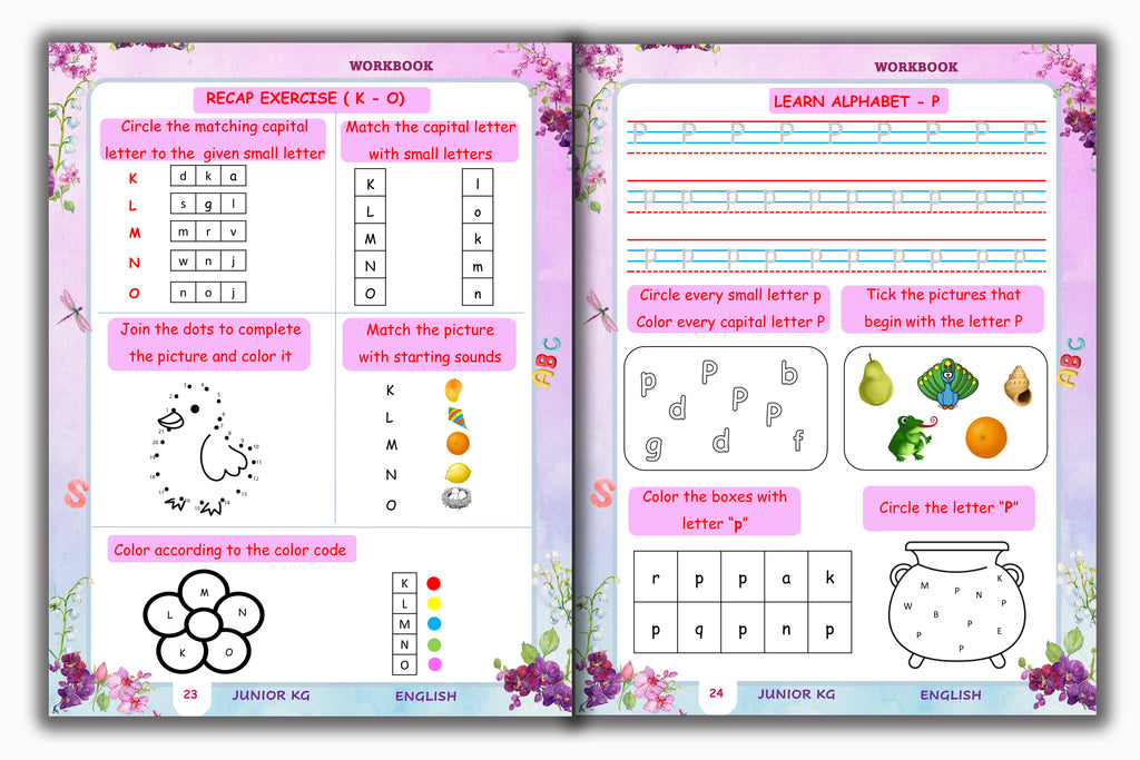 Junior KG - English Workbook