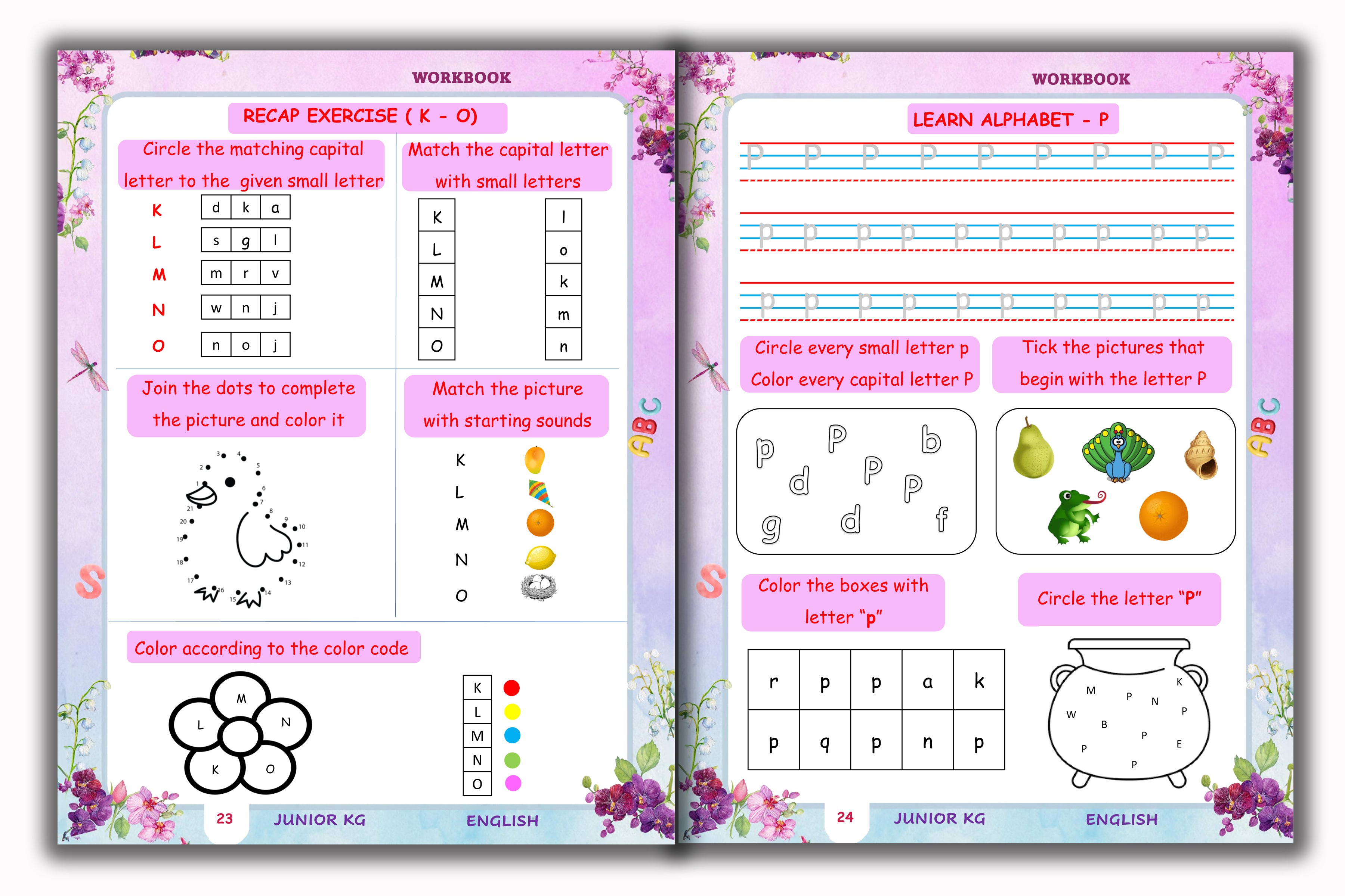 Junior KG - English Workbook