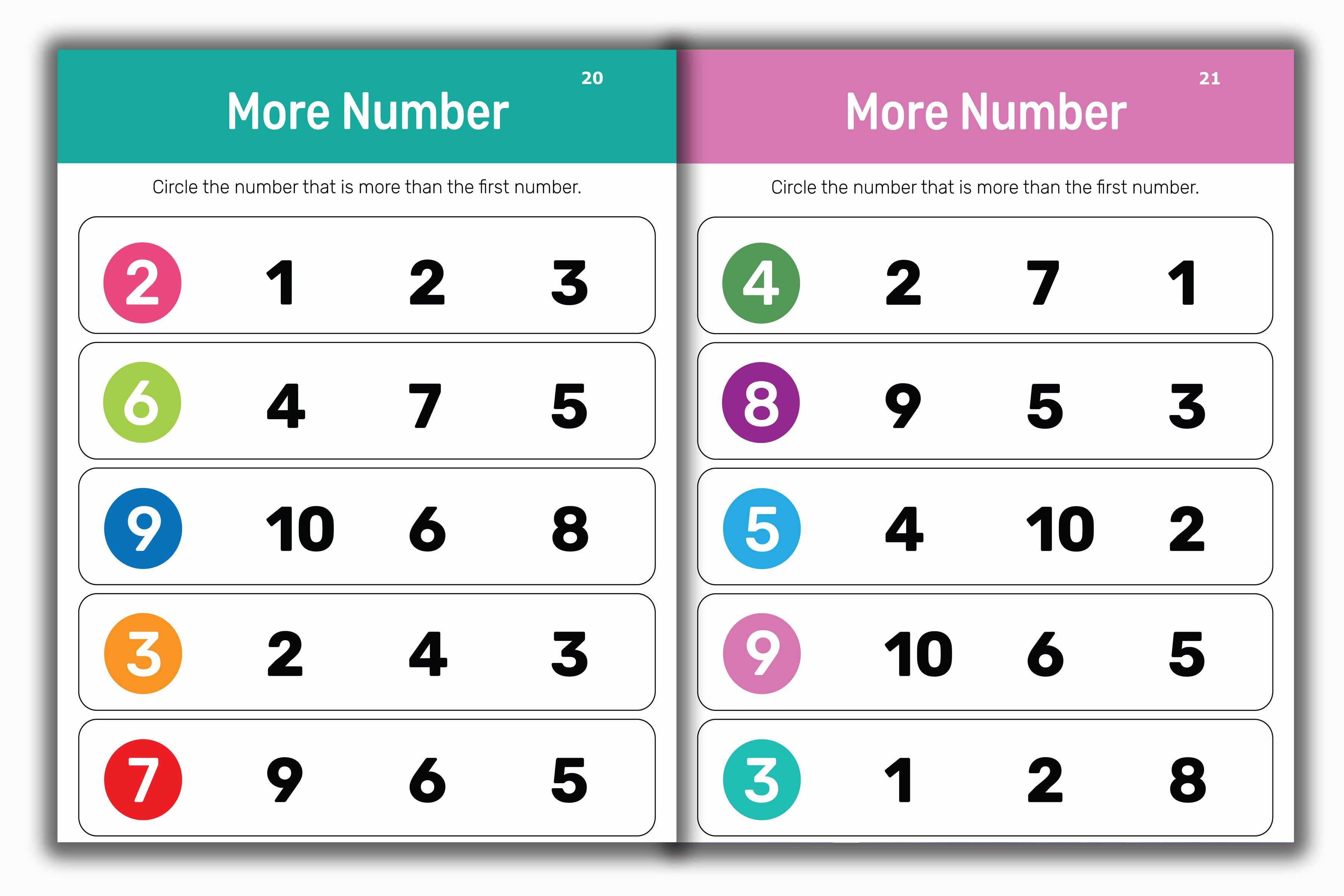 Activity Books Combo 13 - Beginning Sounds, Cursive Alphabet Trace And Write, Number (1-100), Same Less More, Trace The Path