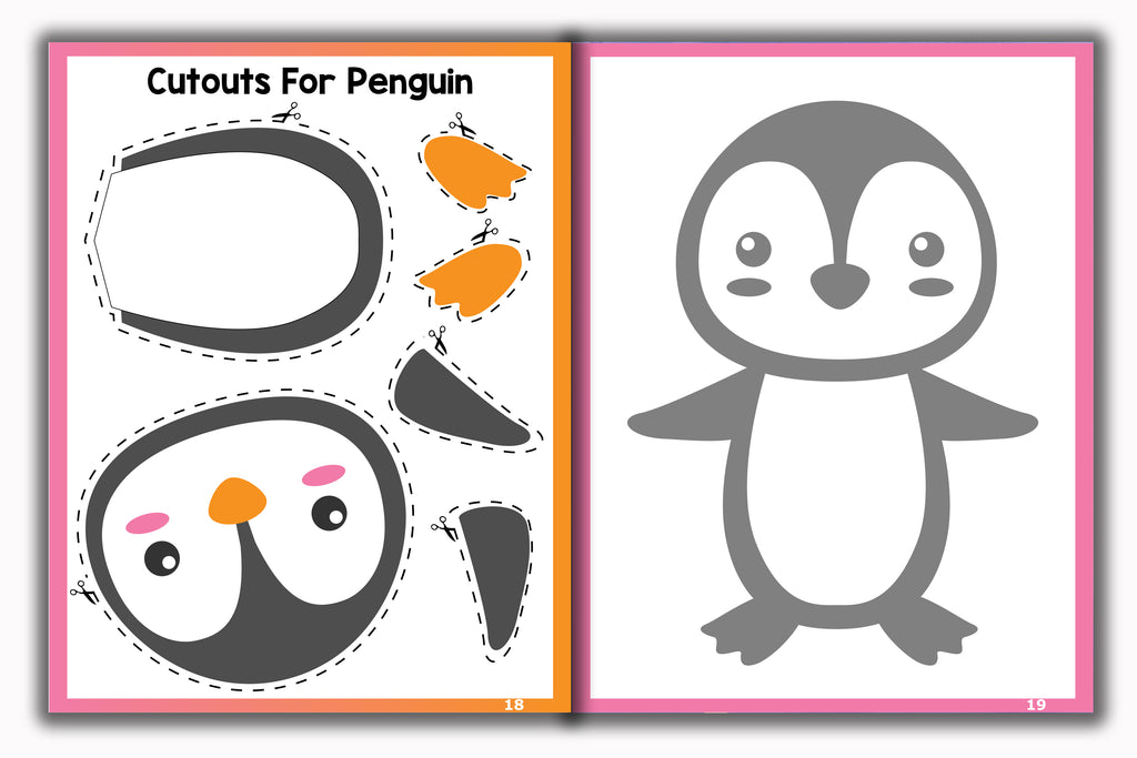 Activity Books Combo 11 - Circle The Shapes, Count And Match, Cut And Paste, Match Letters, Math Fun