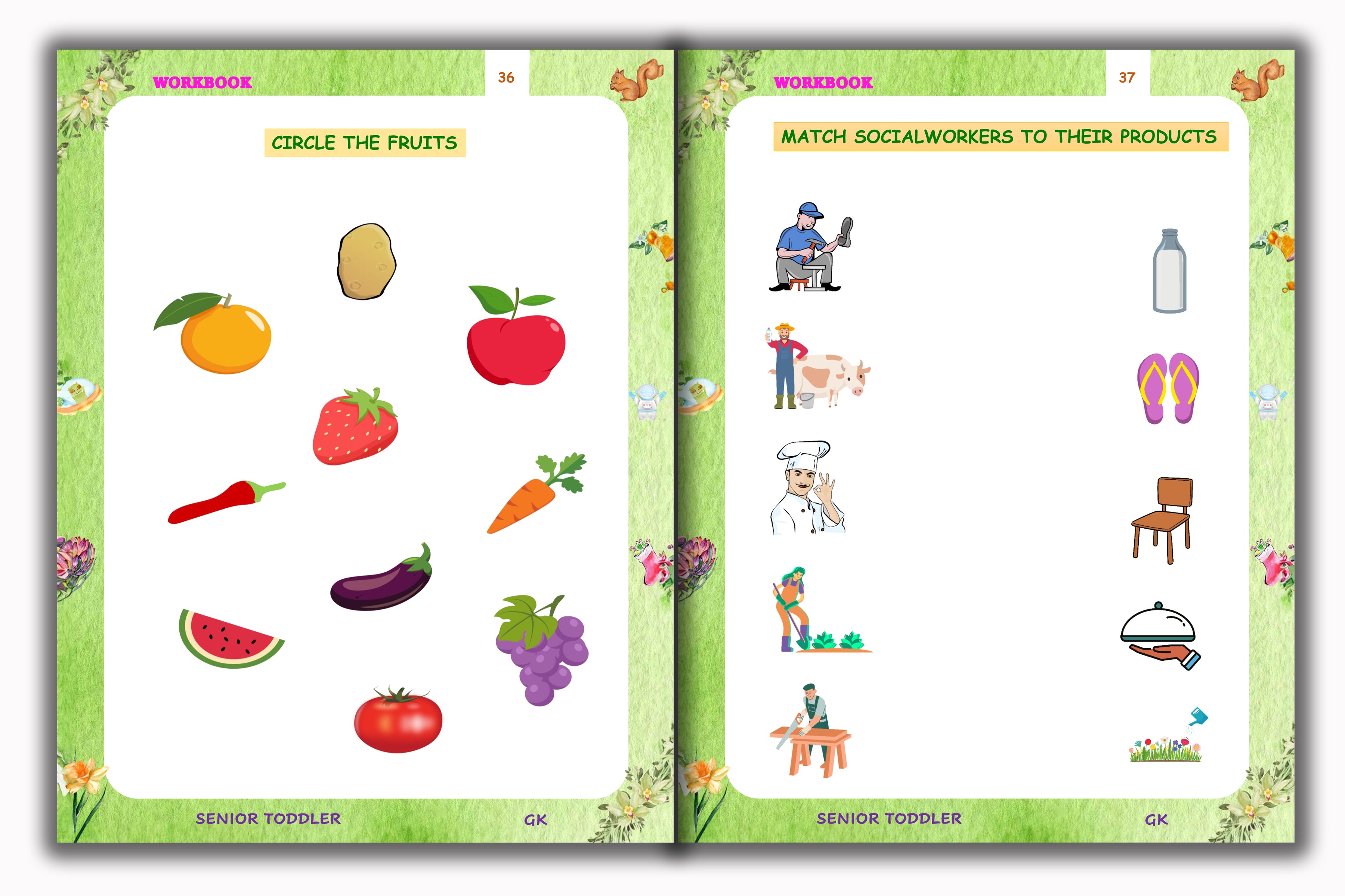 Senior Toddler - Exploring our World Workbook (Pre KG)