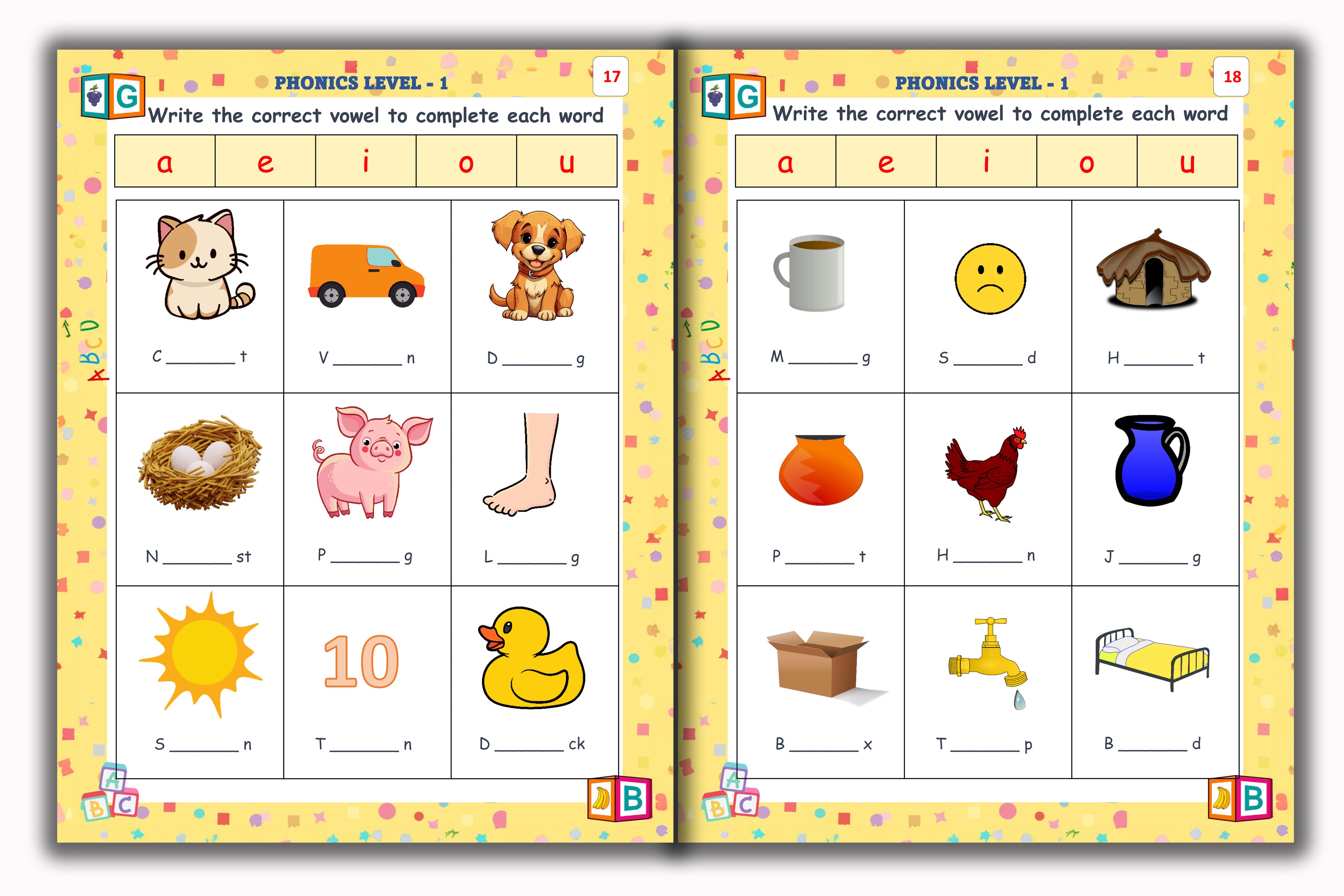 Phonics Book - Level 1