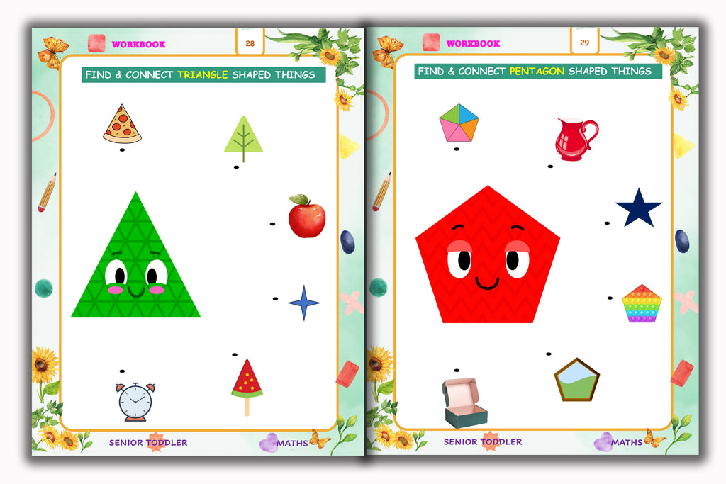 Senior Toddler - Maths Workbook (Pre KG)