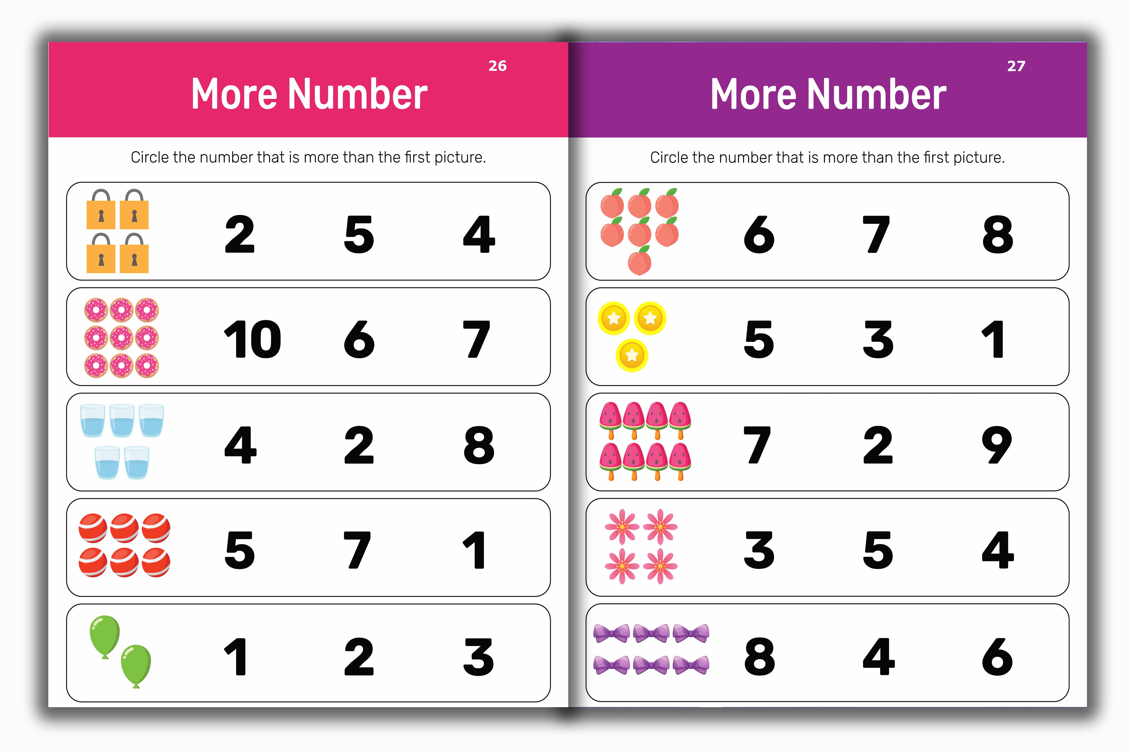 Activity Books Combo 13 - Beginning Sounds, Cursive Alphabet Trace And Write, Number (1-100), Same Less More, Trace The Path