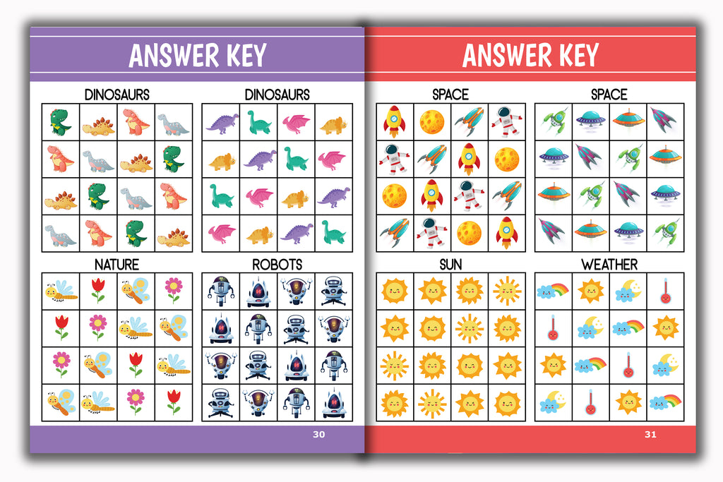 Activity Books Combo 15 - Count And Add, CVC Words, Rhyming Words, Sudoku, Unscramble Words