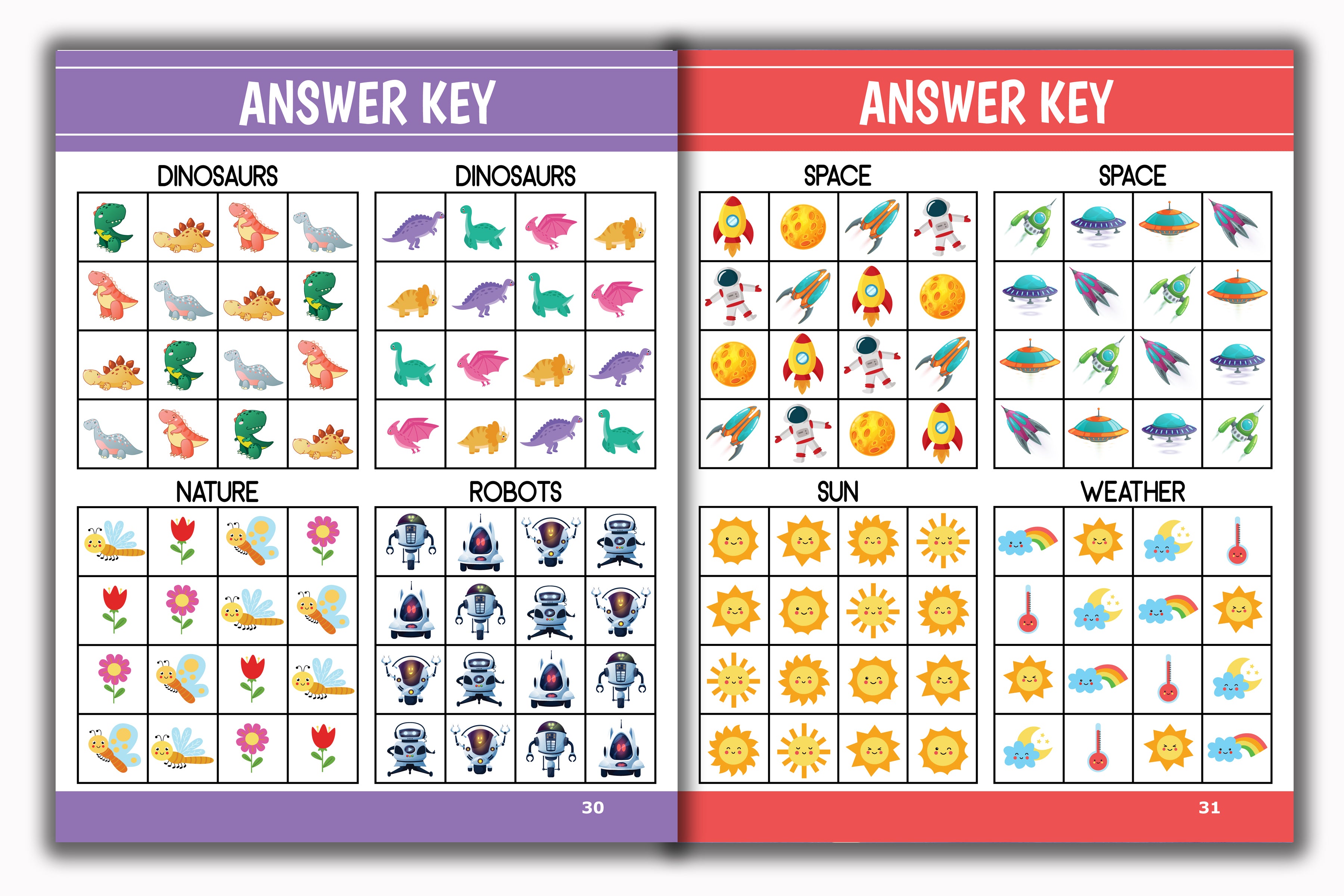 Activity Books Combo 15 - Count And Add, CVC Words, Rhyming Words, Sudoku, Unscramble Words
