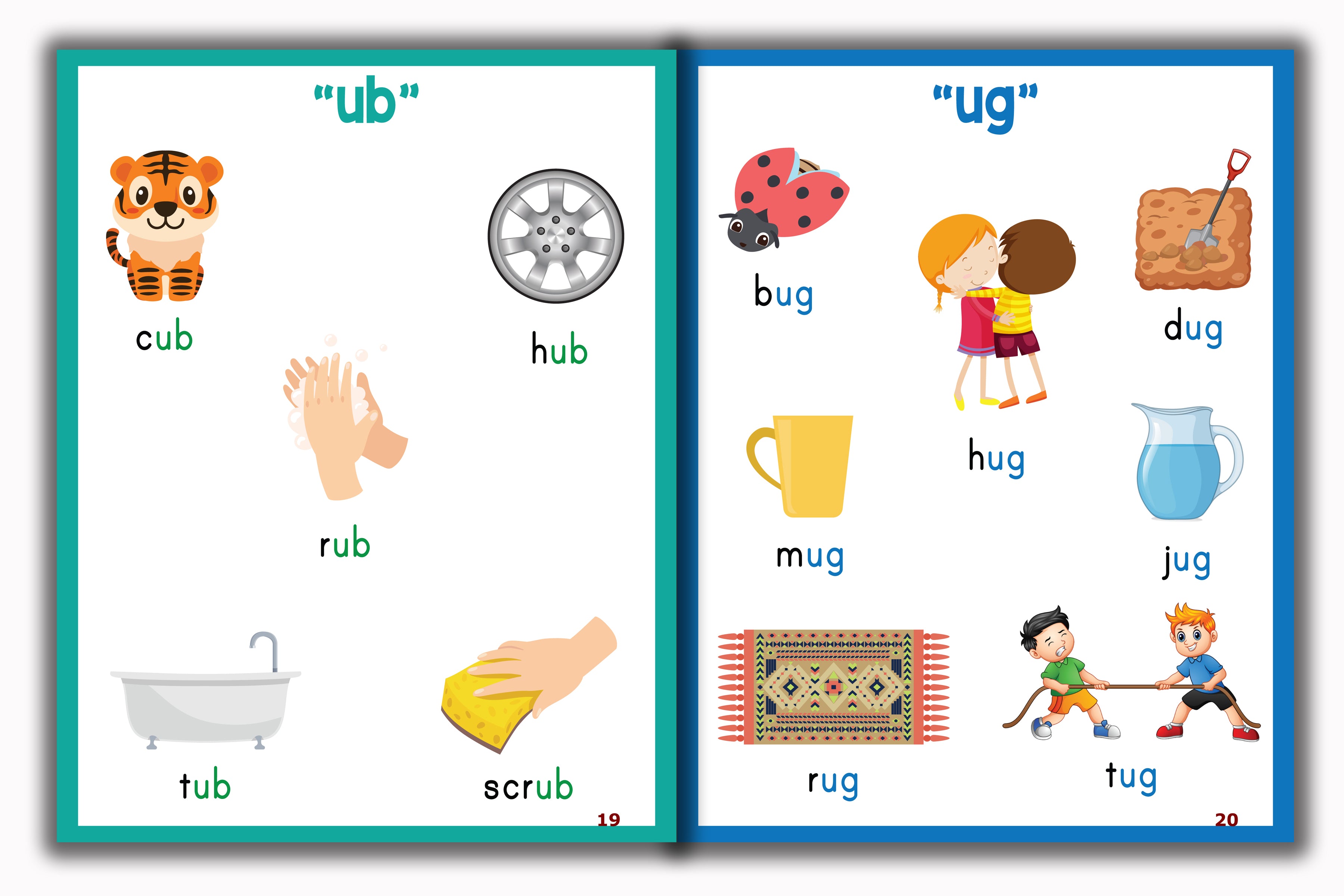 Activity Books Combo 14 - Before Between And After, Beginning Blends, Count And Circle, Trace 100 Sight Words, Word Families