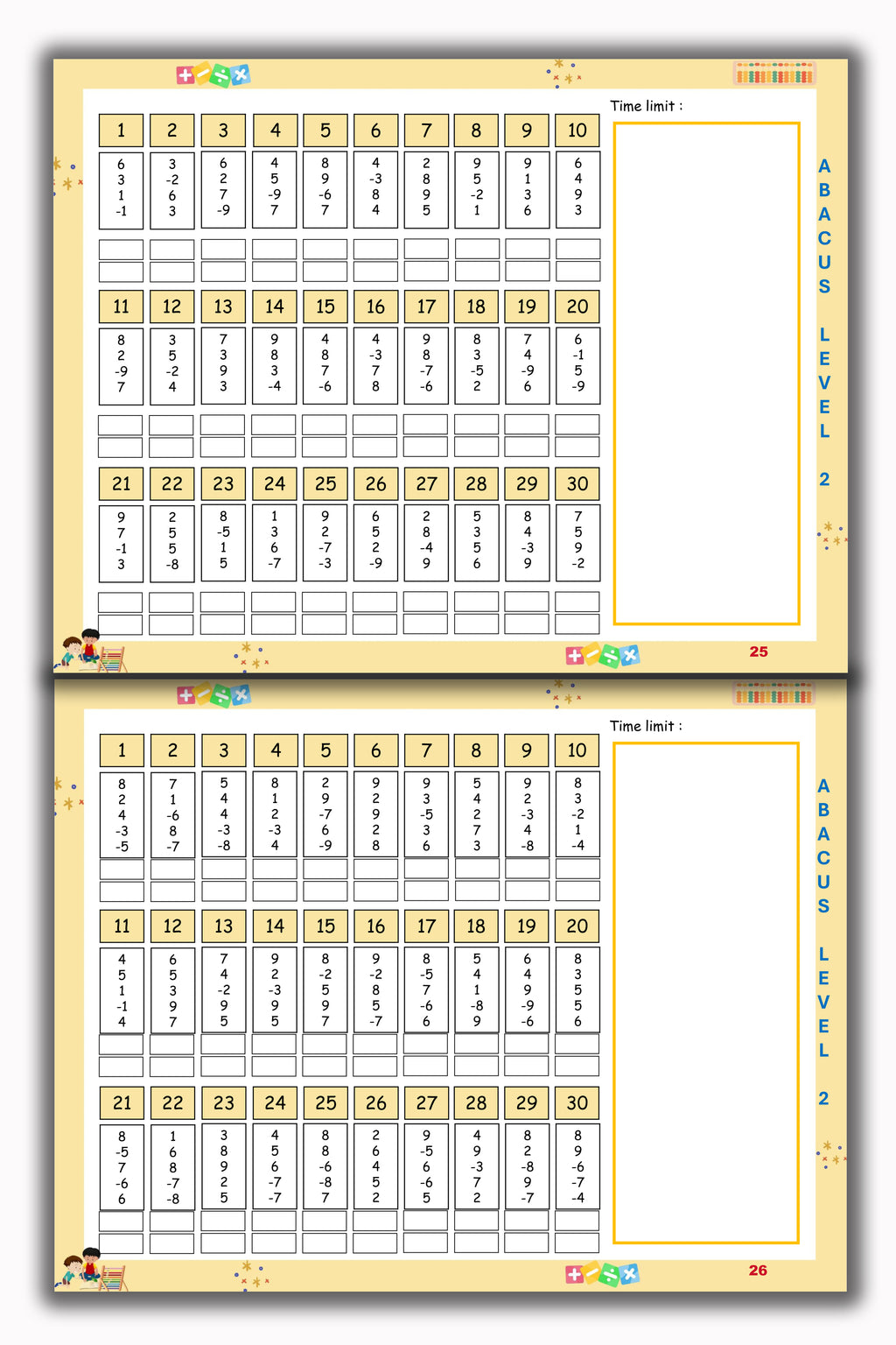 Abacus Book - Level 2